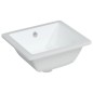vidaXL Lavandino da Bagno Bianco 36x31,5x16,5 cm Rettangolare Ceramica vidaXL Lavandino da Bagno Bianco 36x31,5x16,5 cm Rettangolare Ceramica