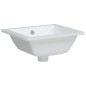 vidaXL Lavandino da Bagno Bianco 36x31,5x16,5 cm Rettangolare Ceramica vidaXL Lavandino da Bagno Bianco 36x31,5x16,5 cm Rettangolare Ceramica