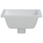vidaXL Lavandino da Bagno Bianco 36x31,5x16,5 cm Rettangolare Ceramica vidaXL Lavandino da Bagno Bianco 36x31,5x16,5 cm Rettangolare Ceramica
