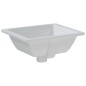 vidaXL Lavandino da Bagno Bianco 36x31,5x16,5 cm Rettangolare Ceramica vidaXL Lavandino da Bagno Bianco 36x31,5x16,5 cm Rettangolare Ceramica