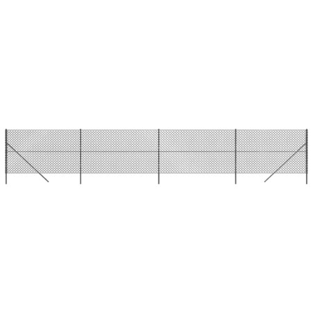 vidaXL Recinzione a Rete Antracite 1,8x10 m