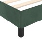 vidaXL Giroletto Verde Scuro 160x200 cm in Velluto vidaXL Giroletto Verde Scuro 160x200 cm in Velluto