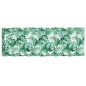 vidaXL Cuscino per Lettino Motivo Foglie 180x60x3 cm in Tessuto Oxford