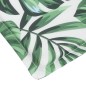 vidaXL Cuscino per Lettino Motivo Foglie 180x60x3 cm in Tessuto Oxford