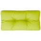 vidaXL Cuscino per Pallet Verde Brillante 80x40x10 cm in Tessuto