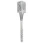 Picchetti di Terra 6 pz Argento 8x8x57 cm in Acciaio Zincato Picchetti di Terra 6 pz Argento 8x8x57 cm in Acciaio Zincato