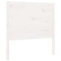 vidaXL Testiera Bianca 106x4x100 cm in Legno Massello di Pino vidaXL Testiera Bianca 106x4x100 cm in Legno Massello di Pino