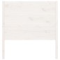 vidaXL Testiera Bianca 106x4x100 cm in Legno Massello di Pino vidaXL Testiera Bianca 106x4x100 cm in Legno Massello di Pino