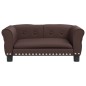 vidaXL Lettino per Cani Marrone 70x45x30 cm in Similpelle vidaXL Lettino per Cani Marrone 70x45x30 cm in Similpelle