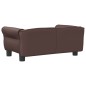 vidaXL Lettino per Cani Marrone 70x45x30 cm in Similpelle vidaXL Lettino per Cani Marrone 70x45x30 cm in Similpelle