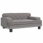 vidaXL Lettino per Cani Grigio 70x45x30 cm in Similpelle vidaXL Lettino per Cani Grigio 70x45x30 cm in Similpelle