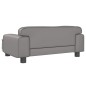 vidaXL Lettino per Cani Grigio 70x45x30 cm in Similpelle vidaXL Lettino per Cani Grigio 70x45x30 cm in Similpelle