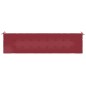vidaXL Cuscino per Panca Rosso Vino 150x50x3 cm in Tessuto Oxford