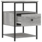 vidaXL Comodino Grigio Sonoma 40x42x56 cm in Legno Multistrato vidaXL Comodino Grigio Sonoma 40x42x56 cm in Legno Multistrato