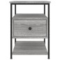 vidaXL Comodino Grigio Sonoma 40x42x56 cm in Legno Multistrato vidaXL Comodino Grigio Sonoma 40x42x56 cm in Legno Multistrato