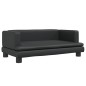 vidaXL Lettino per Cani Nero 80x45x30 cm in Similpelle vidaXL Lettino per Cani Nero 80x45x30 cm in Similpelle