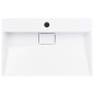 Lavandino 60x38x11 cm Blocco in Marmo/Minerale Bianco