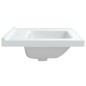vidaXL Lavandino da Bagno Bianco 81x48x19,5cm Rettangolare in Ceramica