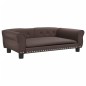 vidaXL Lettino per Cani Marrone 95x55x30 cm in Similpelle vidaXL Lettino per Cani Marrone 95x55x30 cm in Similpelle