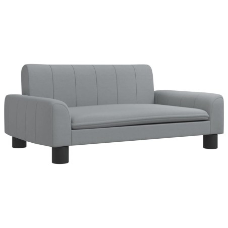 vidaXL Lettino per Cani Grigio Chiaro 70x45x30 cm in Tessuto