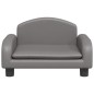 vidaXL Lettino per Cani Grigio 50x40x30 cm in Similpelle vidaXL Lettino per Cani Grigio 50x40x30 cm in Similpelle