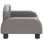 vidaXL Lettino per Cani Grigio 50x40x30 cm in Similpelle vidaXL Lettino per Cani Grigio 50x40x30 cm in Similpelle