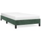 vidaXL Giroletto Verde Scuro 80x200 cm in Velluto vidaXL Giroletto Verde Scuro 80x200 cm in Velluto