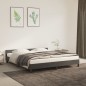 vidaXL Giroletto senza Materasso Grigio Scuro 160x200 cm Velluto vidaXL Giroletto senza Materasso Grigio Scuro 160x200 cm Velluto