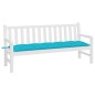 vidaXL Cuscino per Panca Turchese 180x50x7 cm in Tessuto Oxford