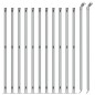 vidaXL Recinzione a Rete con Flangia Argento 0,8x25 m vidaXL Recinzione a Rete con Flangia Argento 0,8x25 m