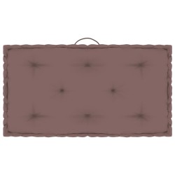 vidaXL Cuscino per Pallet e Pavimento Talpa 73x40x7 cm in Cotone