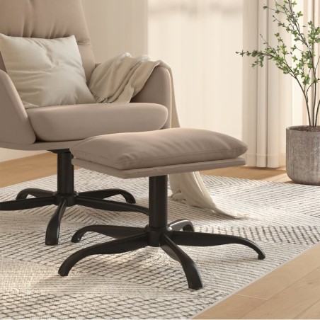 vidaXL Sgabello Grigio Chiaro 60x60x36 cm in Microfibra