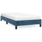 vidaXL Giroletto Blu Scuro 90x200 cm in Velluto vidaXL Giroletto Blu Scuro 90x200 cm in Velluto