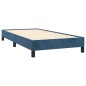 vidaXL Giroletto Blu Scuro 90x200 cm in Velluto vidaXL Giroletto Blu Scuro 90x200 cm in Velluto