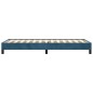 vidaXL Giroletto Blu Scuro 90x200 cm in Velluto vidaXL Giroletto Blu Scuro 90x200 cm in Velluto