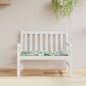 vidaXL Cuscino Panca da Giardino Multicolore 120x50x3cm Tessuto Oxford