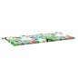 vidaXL Cuscino Panca da Giardino Multicolore 120x50x3cm Tessuto Oxford