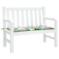 vidaXL Cuscino Panca da Giardino Multicolore 120x50x3cm Tessuto Oxford
