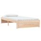vidaXL Giroletto 100x200 cm in Legno Massello di Pino vidaXL Giroletto 100x200 cm in Legno Massello di Pino