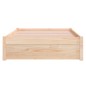 vidaXL Giroletto 100x200 cm in Legno Massello di Pino vidaXL Giroletto 100x200 cm in Legno Massello di Pino