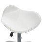 vidaXL Sgabello da Salone Spa Bianco in Similpelle vidaXL Sgabello da Salone Spa Bianco in Similpelle