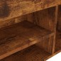 vidaXL Panca Porta Scarpe Cuscino Rovere Fumo 104x30x49cm Multistrato vidaXL Panca Porta Scarpe Cuscino Rovere Fumo 104x30x49cm Multistrato