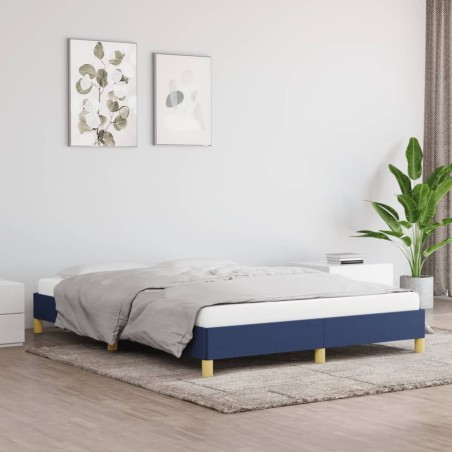 vidaXL Giroletto Blu 160x200 cm in Tessuto