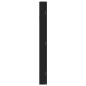 vidaXL Armadio Portagioie con Specchio a Muro Nero 37,5x10x106 cm vidaXL Armadio Portagioie con Specchio a Muro Nero 37,5x10x106 cm