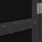 vidaXL Armadio Portagioie con Specchio a Muro Nero 37,5x10x106 cm vidaXL Armadio Portagioie con Specchio a Muro Nero 37,5x10x106 cm