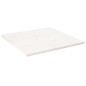 vidaXL Piano Tavolo Bianco 70x70x2,5cm Legno Massello di Pino Quadrato