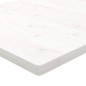 vidaXL Piano Tavolo Bianco 70x70x2,5cm Legno Massello di Pino Quadrato