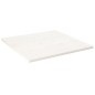 vidaXL Piano Tavolo Bianco 90x90x2,5cm Legno Massello di Pino Quadrato