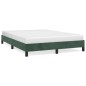 vidaXL Giroletto Verde Scuro 140x200 cm in Velluto vidaXL Giroletto Verde Scuro 140x200 cm in Velluto