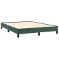 vidaXL Giroletto Verde Scuro 140x200 cm in Velluto vidaXL Giroletto Verde Scuro 140x200 cm in Velluto